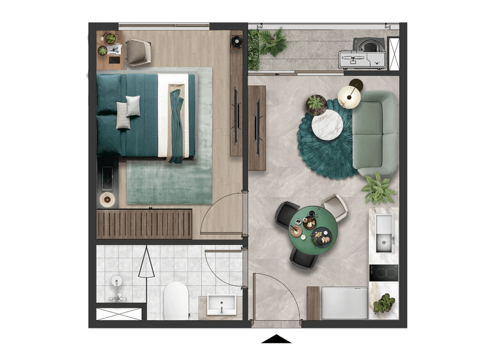 Giá bán căn hộ The Emerald 68 Bình Dương T9/2024 Căn hộ The Emerald 68 1PN (35 m2) giá bán chỉ từ 1.68 tỷ đồng.